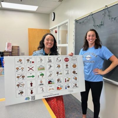 Customized Playground Communication Board - Helping Hands Friends Club, Ohio